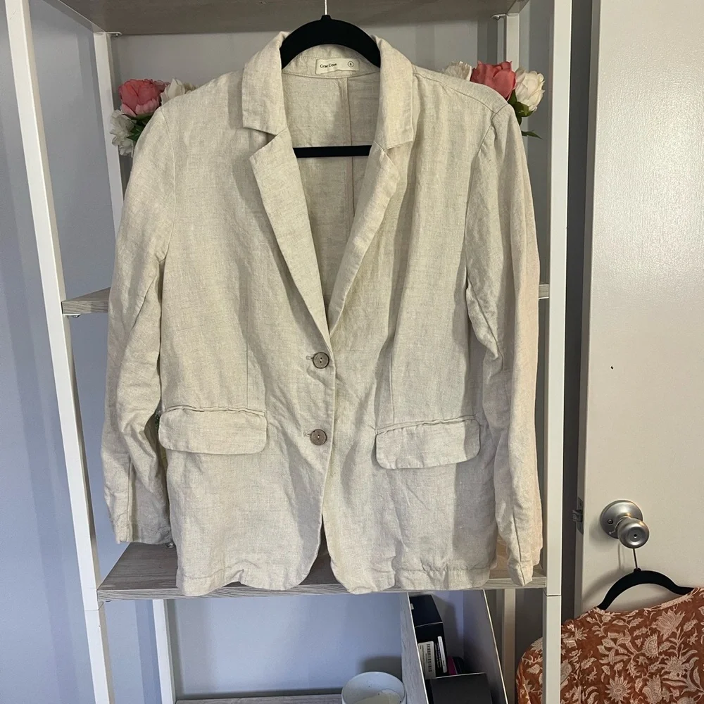 Linen blazer - Picture 1 of 7